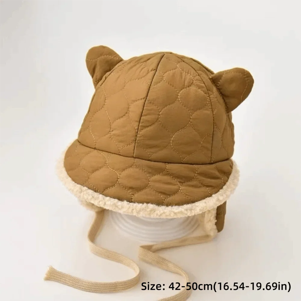 Toddler Lamb Fleece Beanie Hat with Ear Protection | 1–3Y