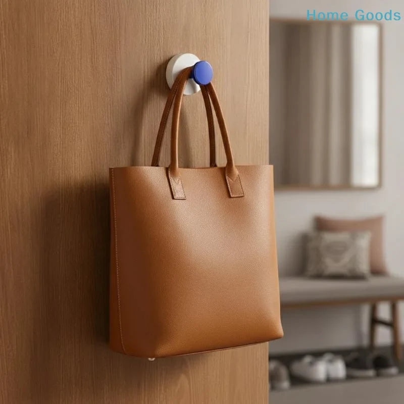 Colorful No-Drill Suction Cup Wall Hooks – Waterproof & Reusable