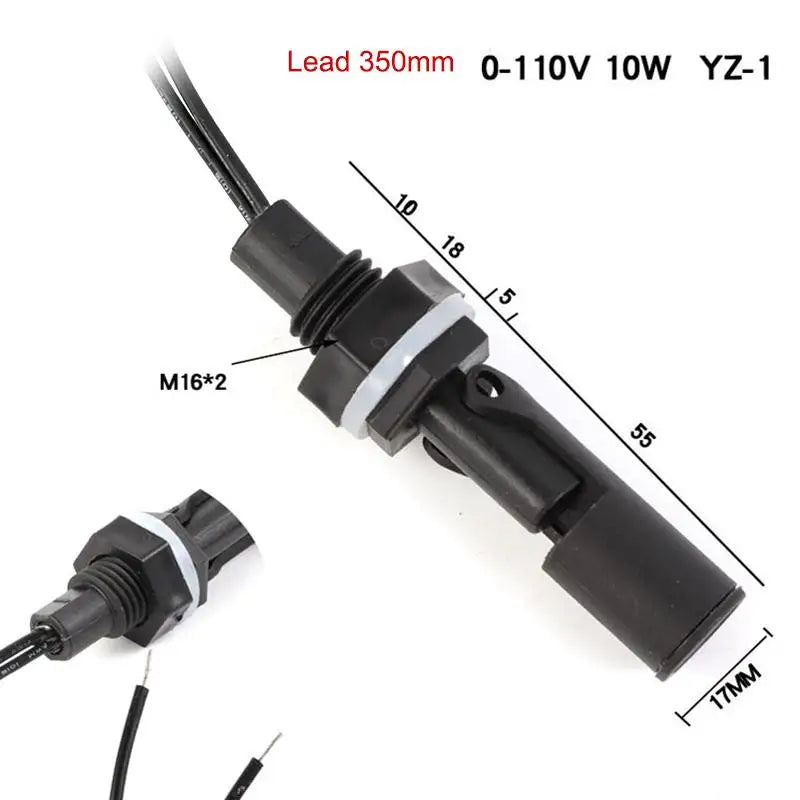 PP Horizontal Float Switch – Side Mount Water Level Sensor
