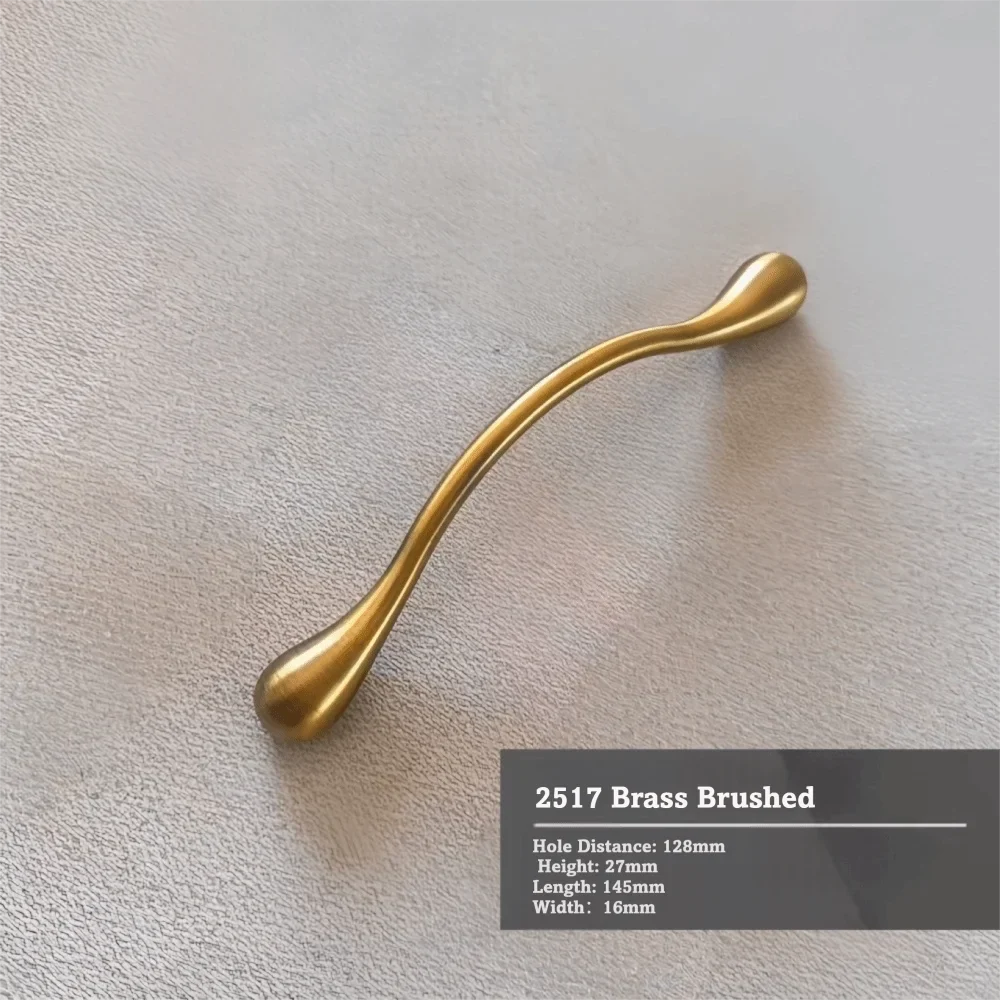 Retro Zinc Alloy Cabinet Handles French Style Gold Silver Pull