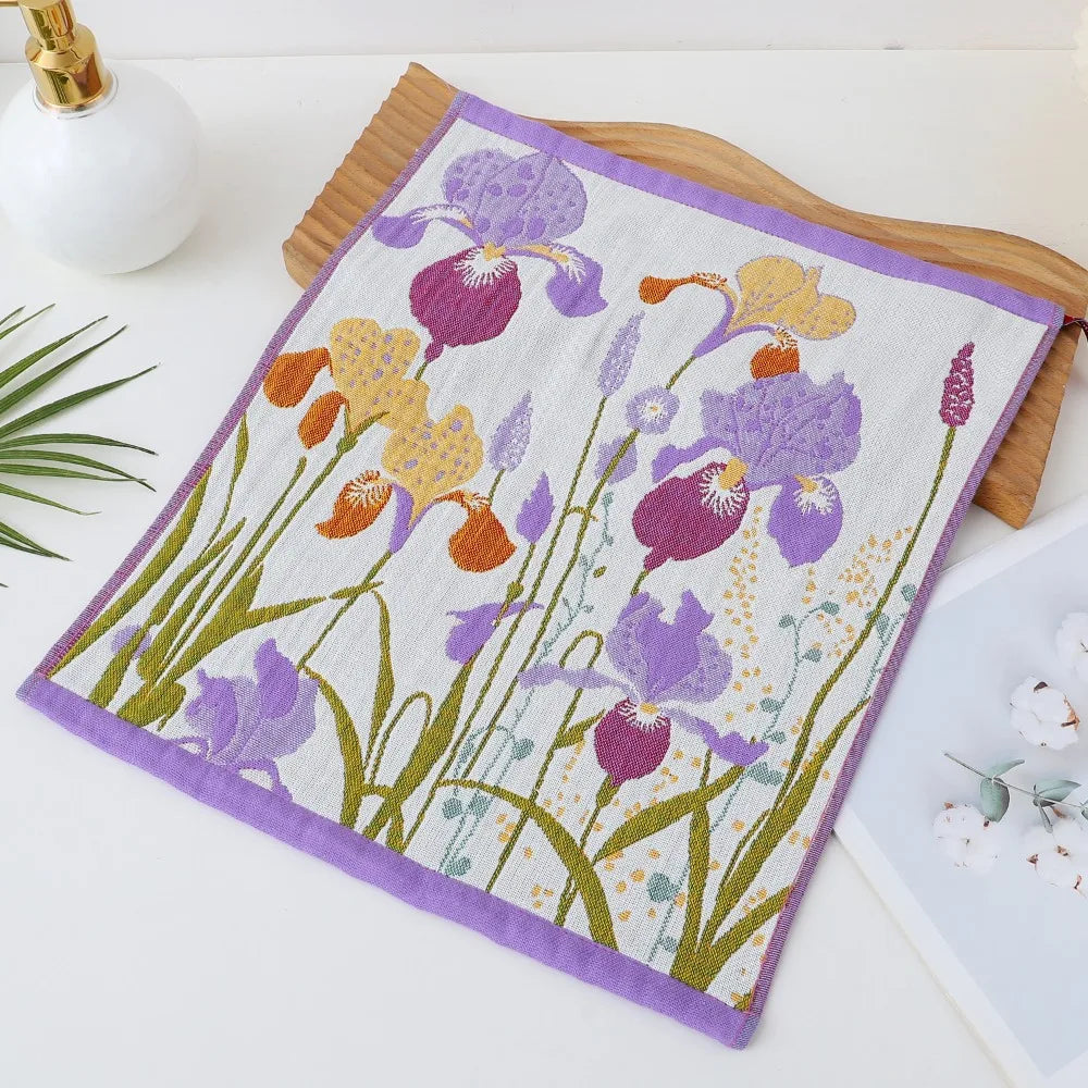 Large Cotton Gauze Kitchen Towel 34x40cm – Quick-Dry Hand Towel