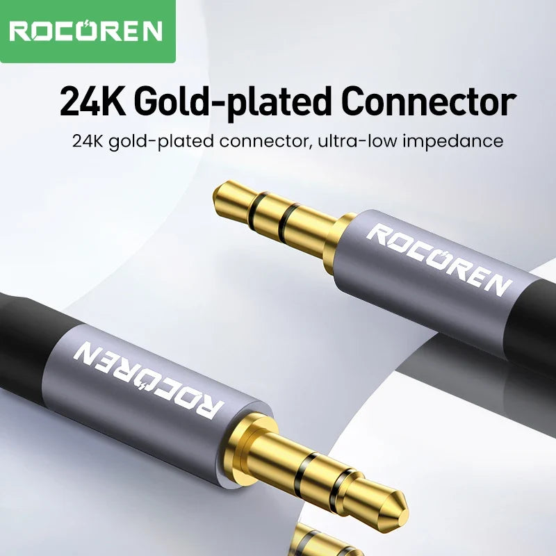 Rocoren 3.5mm Male to Male AUX Audio Cable 5M | Stereo Cord