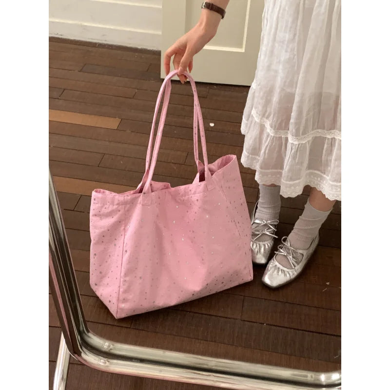 Large Capacity Korean-Style Casual Shoulder Tote Bag | Nixie