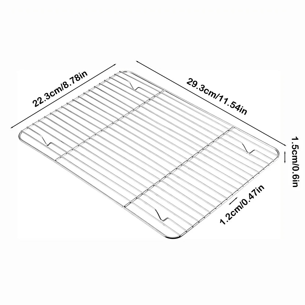 Stainless Steel Cooling & BBQ Grilling Rack – Wire Mesh Shelf