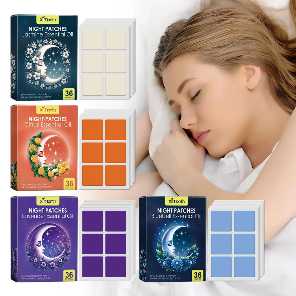 Ximonth Sleep Patch – Jasmine & Hops Aromatherapy | 36 Pack