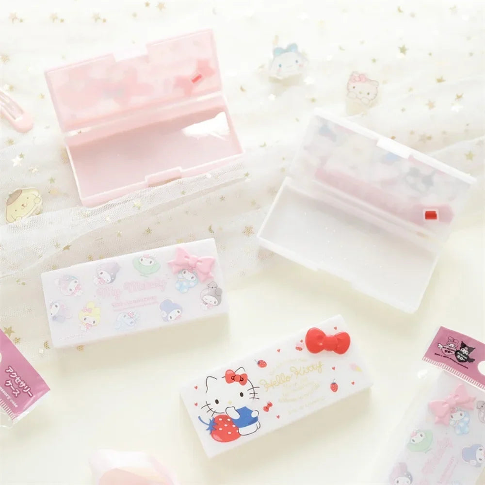 Sanrio Hello Kitty & My Melody Mini Desktop Storage Box