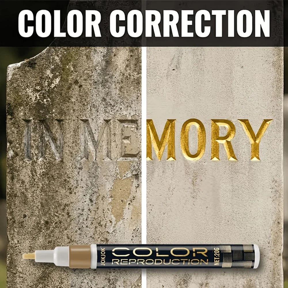 JOKJOK Tombstone Restoration Marker – Stone Inscription Pen