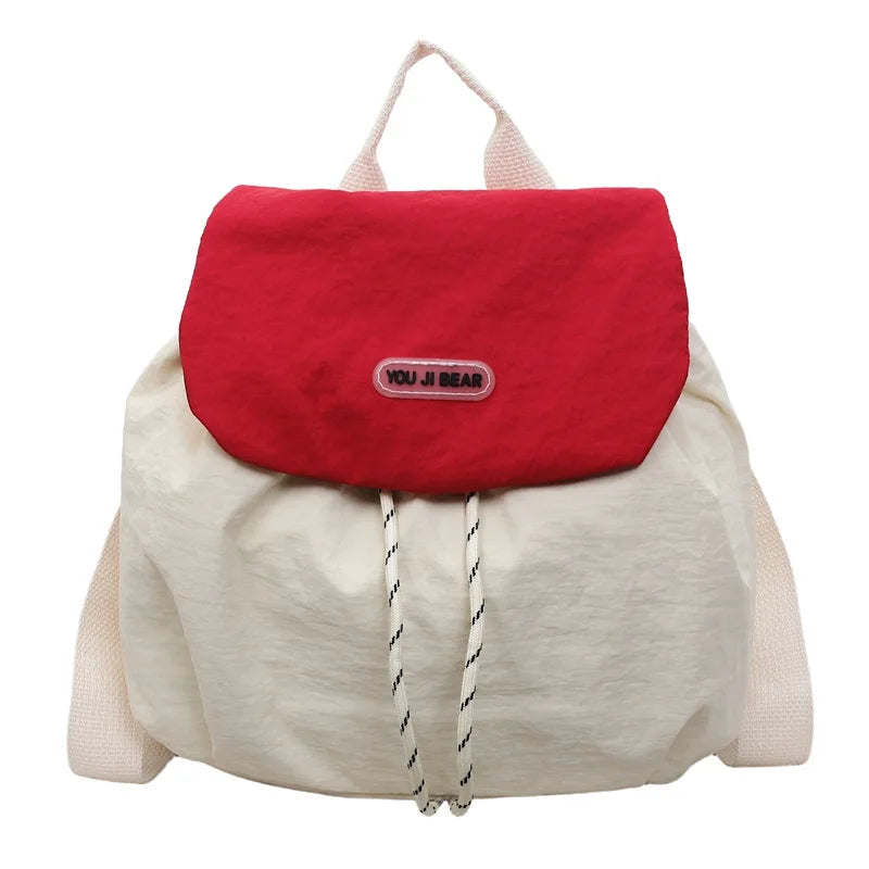 Korean Style Mini Nylon Backpack – Lightweight Travel & Commute