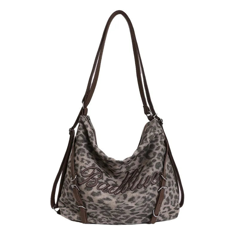 Nixie Leopard Print Large Capacity Women's Backpack