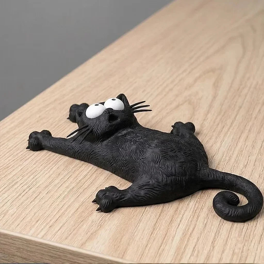 Cute Hanging Cat Refrigerator Magnet – Fun Kitchen Decoration