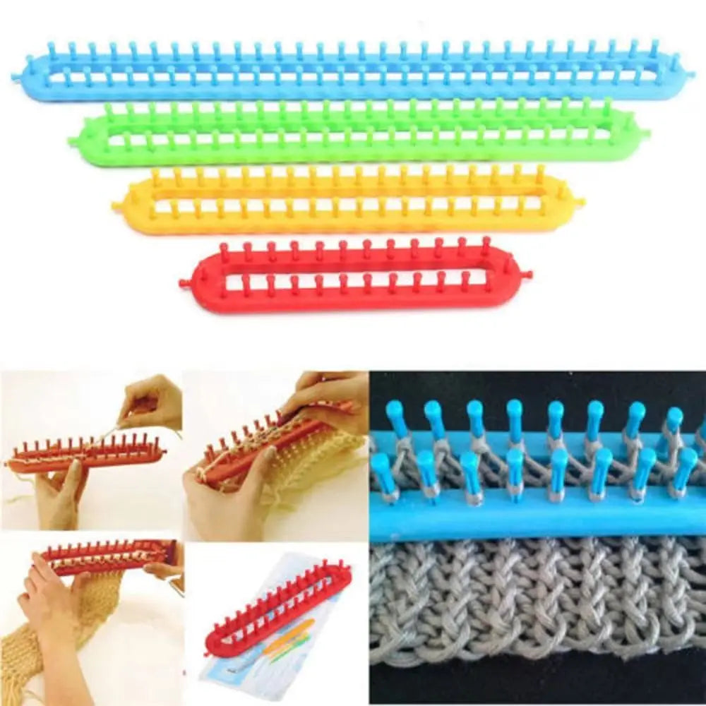 Rectangle Weaving Loom Kit 26–58cm | DIY Knitting Craft Tool