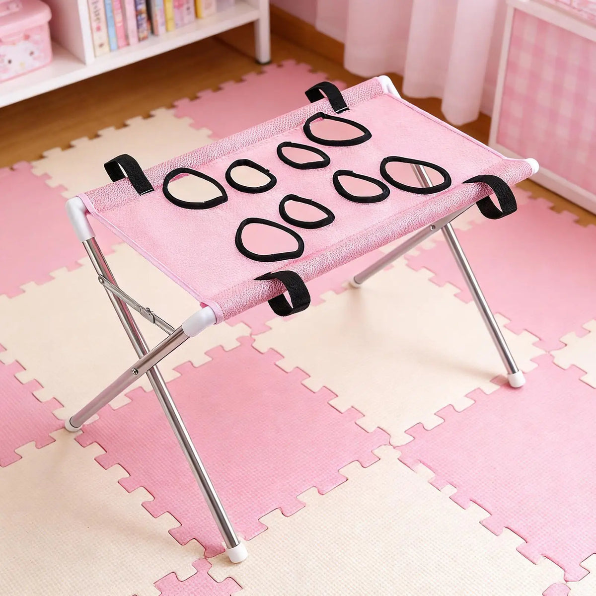 Pet Grooming Hammock Stand – Adjustable Nail & Ear Care Sling