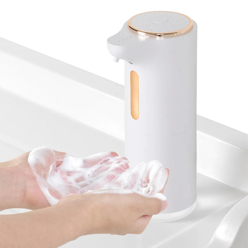 Touchless Foam Soap Dispenser | USB Rechargeable, 3-Level Sensor