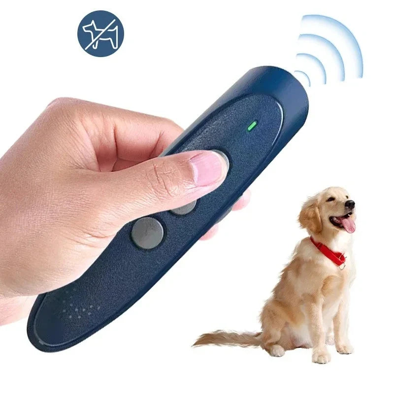 Ultrasonic Dog Bark Training Device | Handheld with LED