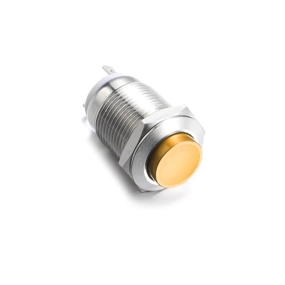 12mm Waterproof Momentary Metal Push Button Switch 250V
