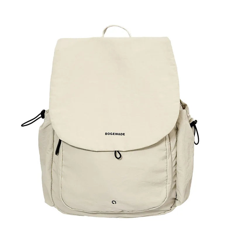 Japanese Minimalist Canvas Backpack – Lightweight, Water-Resistant