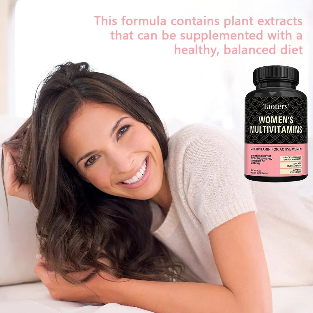 Taoters Women's Multivitamin – B12, D, C, Zinc & Magnesium
