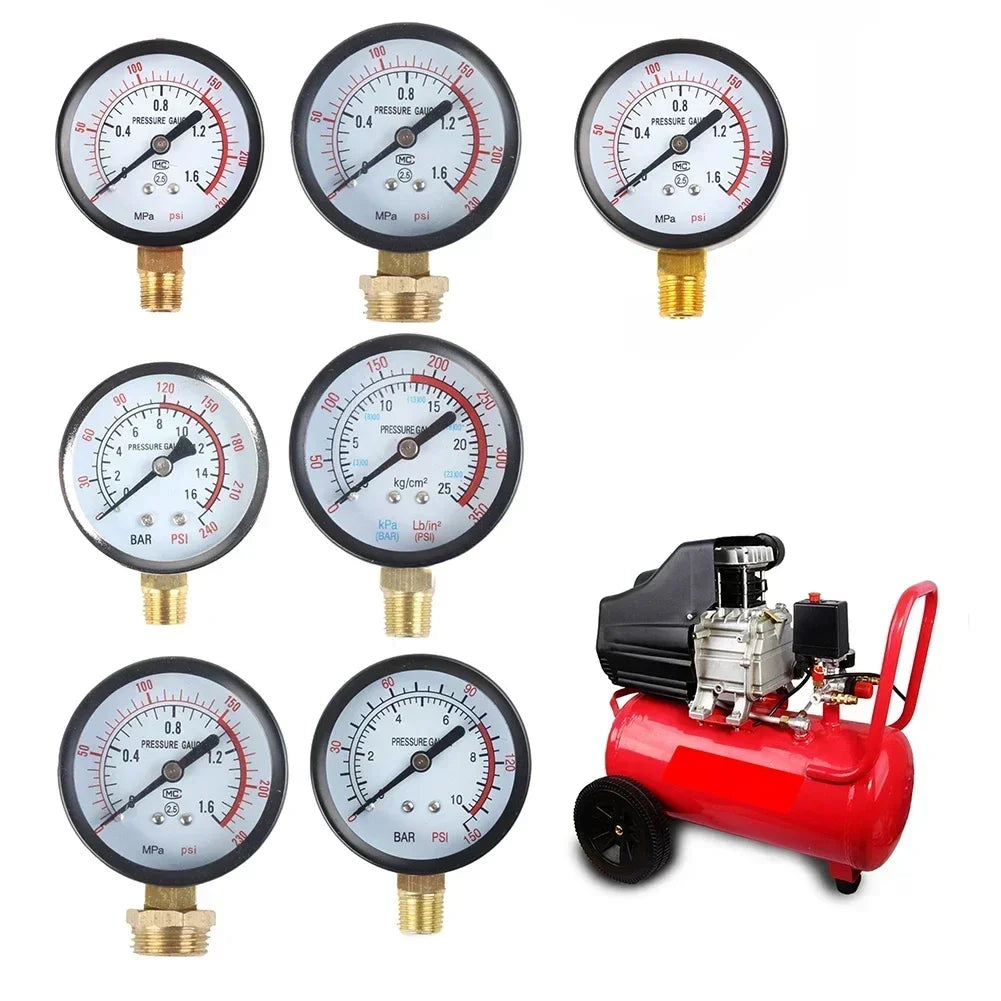 Y60 Pressure Gauge 0–230 PSI | Pool Filter & Air Compressor
