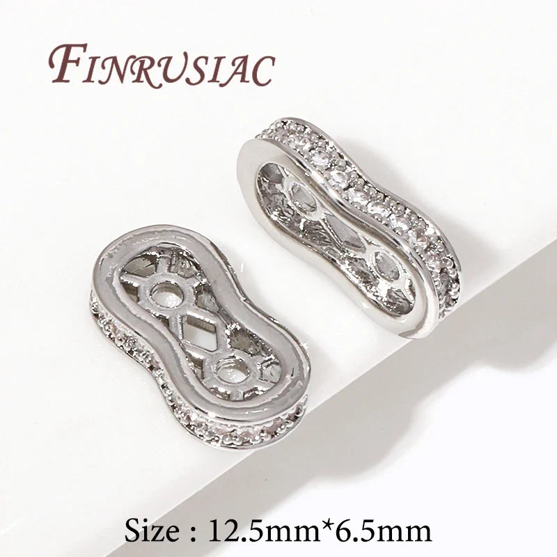 18K Gold Plated Zircon Spacer Beads – DIY Jewelry Findings