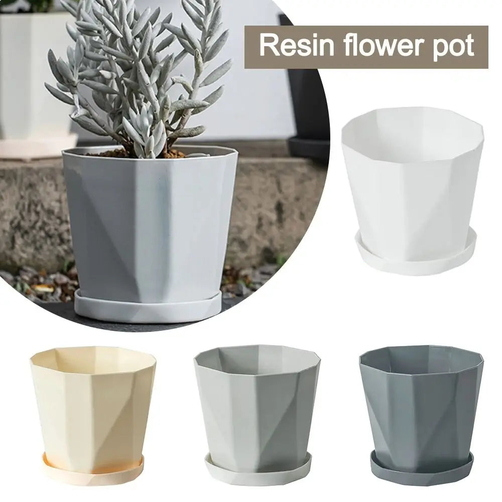 Self-Watering Planter Pot with Handle & Liner | Hydroponic