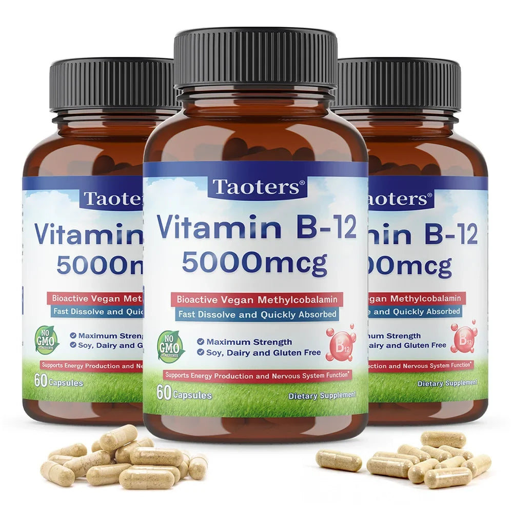 STRESSXCEL Vitamin B12 Methylcobalamin Capsules | Energy & Brain