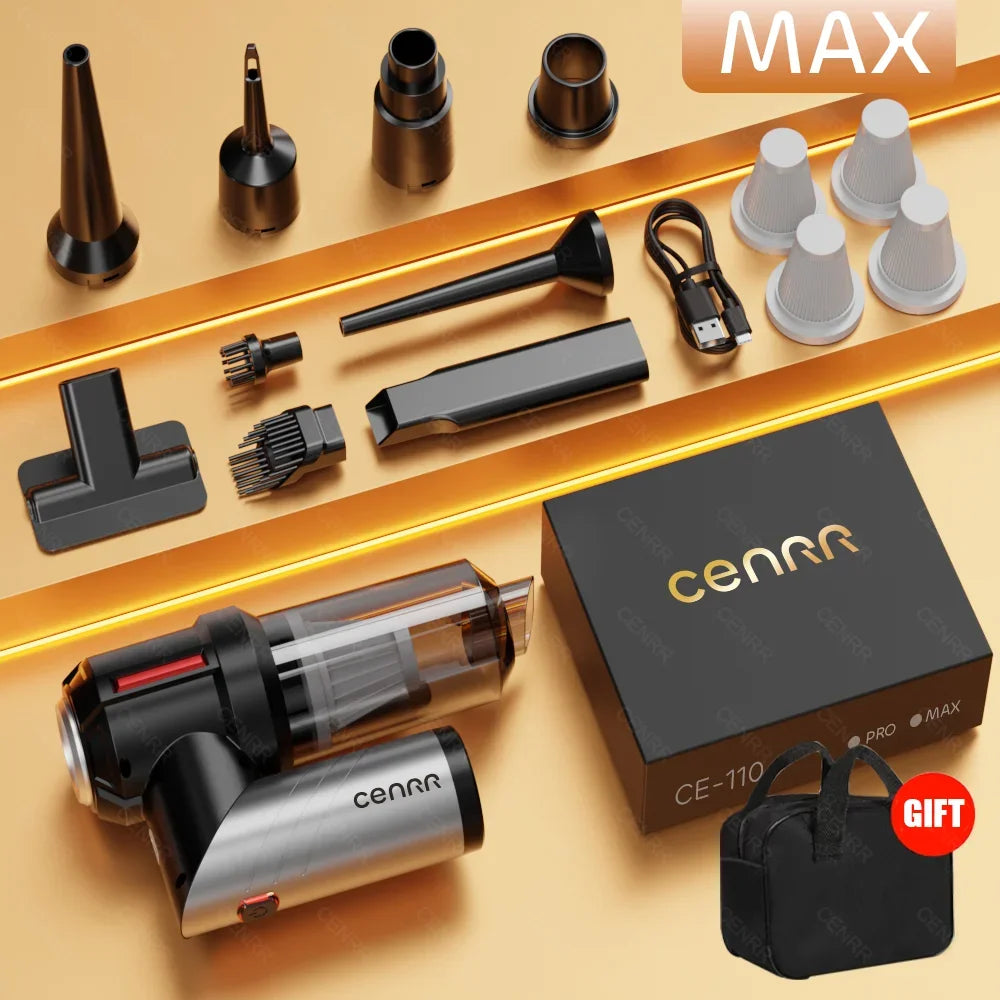 CENRR Cordless Handheld Car Vacuum Cleaner & Mini Blower