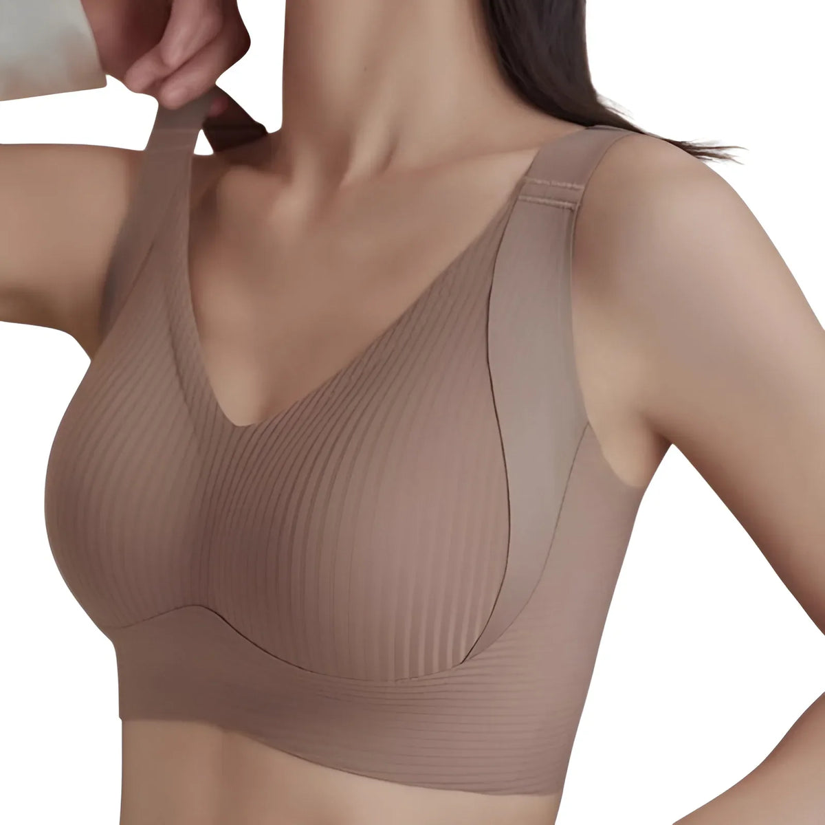 Women's Wireless Minimizer Bra – Seamless Full Coverage