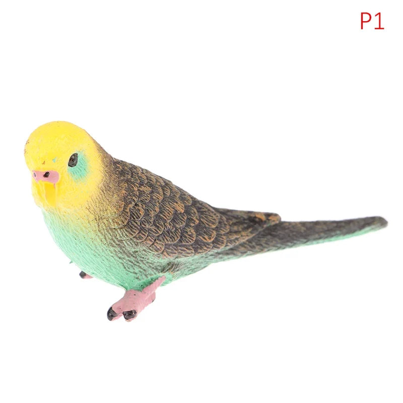 Simulation Parrot Figurine Miniature Ornament & Photography Prop