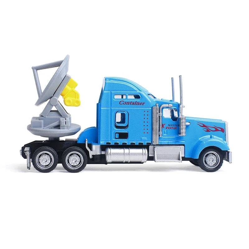 DOW6 Doppler Radar Storm Chaser Truck Toy – 15cm Friction Model