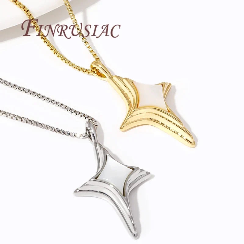 18K Gold Plated Star & Shell Charms – DIY Jewelry Pendants