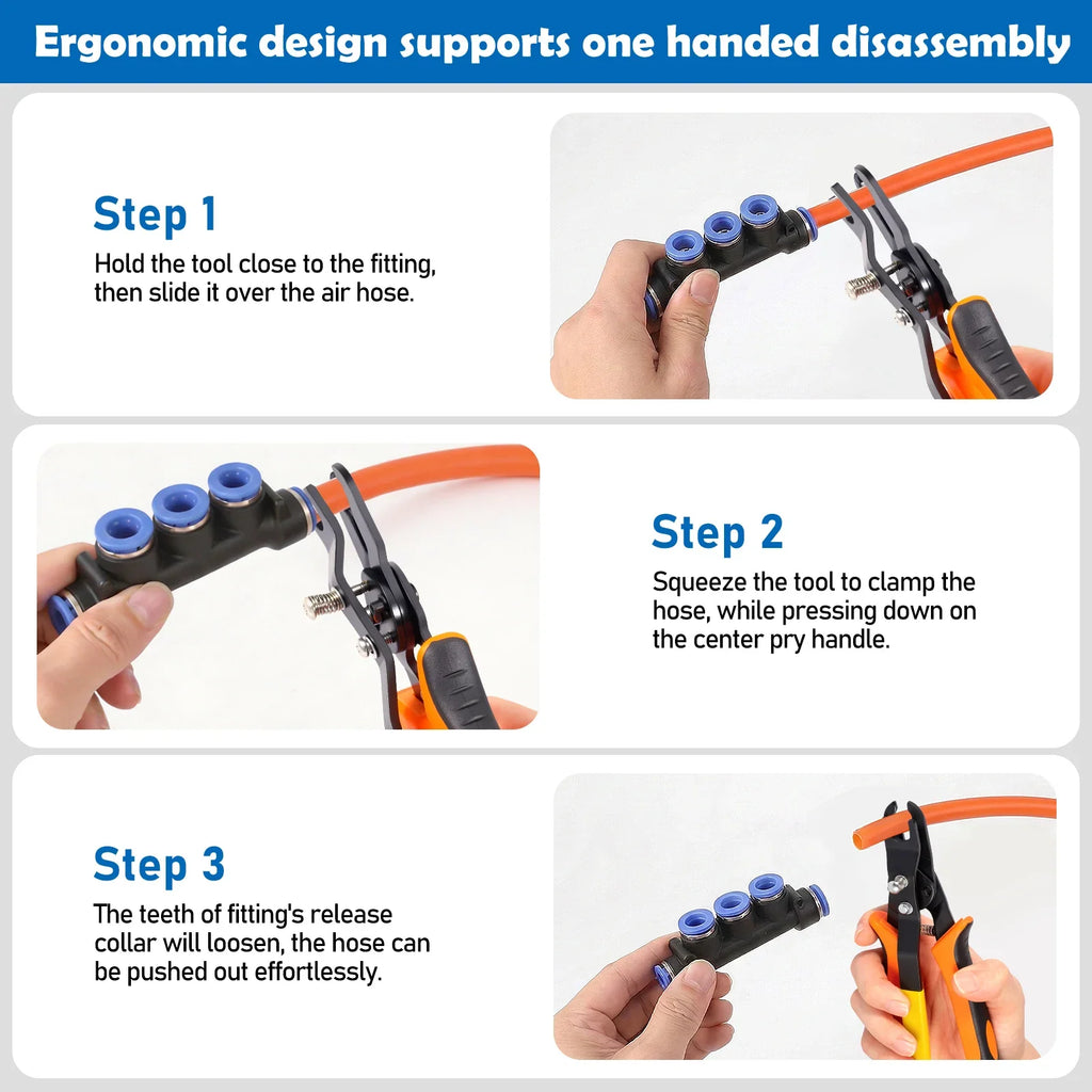 Pneumatic Disconnect Tool Set – Push-to-Connect Fitting Pliers