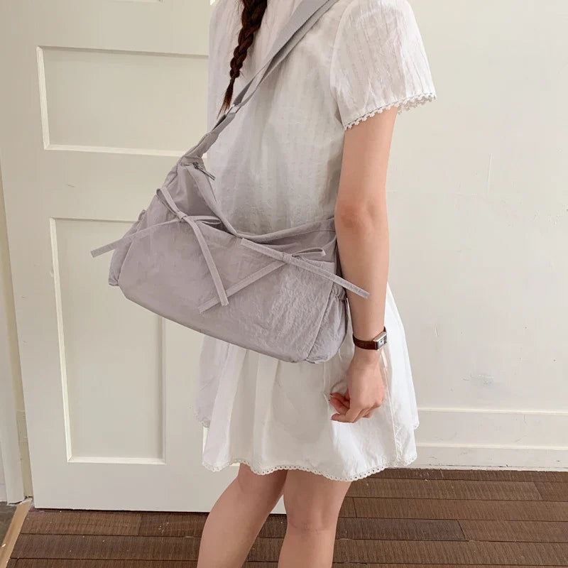 Large Capacity Pleated Cloud Crossbody Shoulder Tote Bag Women