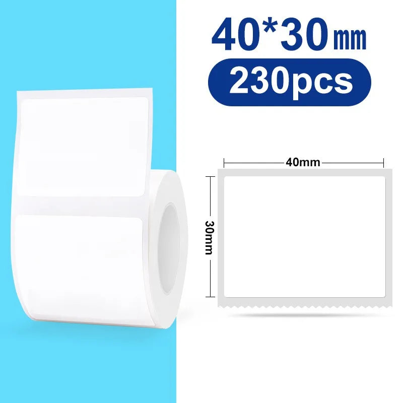 NiiMBOT Thermal Label Paper – Waterproof Self-Adhesive Stickers