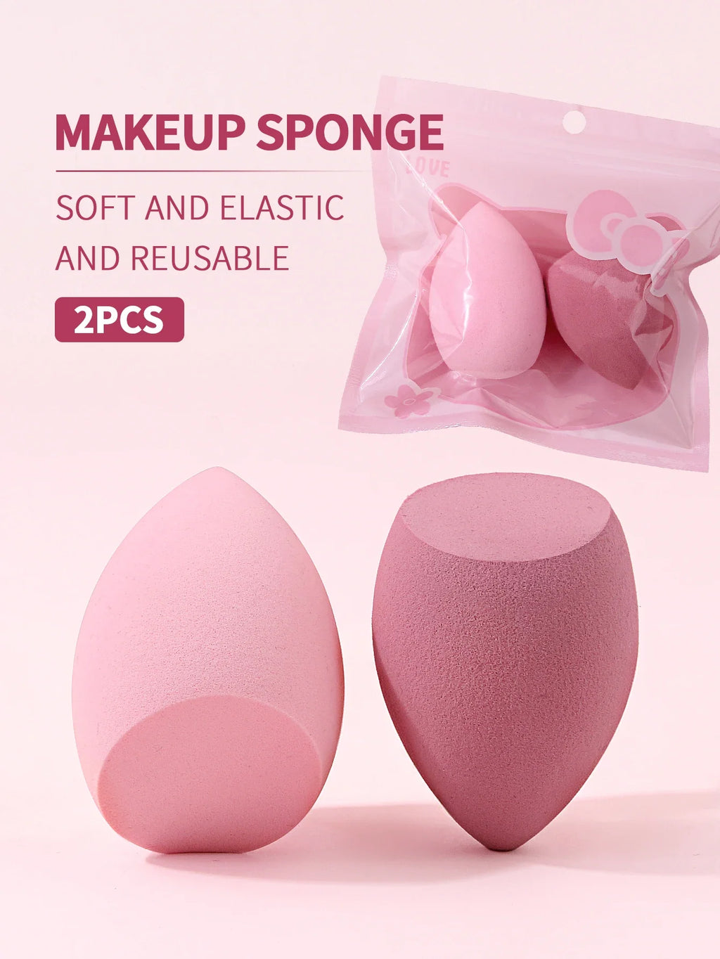 Large Soft Elastic Makeup Blending Sponge – Wet & Dry Use