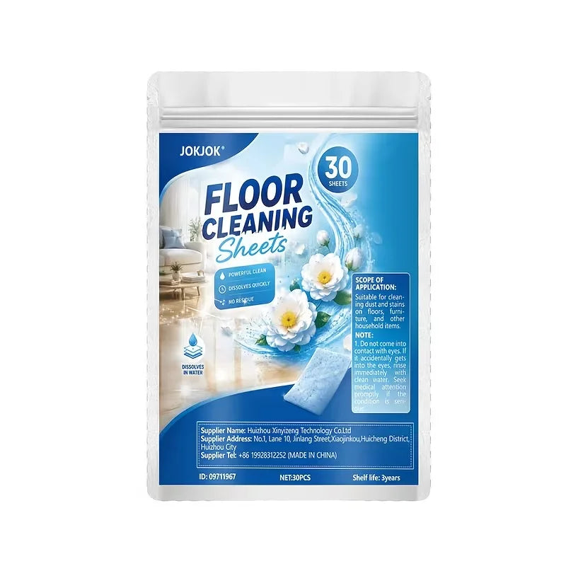 JOKJOK 30-Pack Concentrated Floor Cleaning Wipes – Hardwood