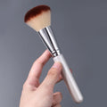 Fluffy Large Powder Brush – Soft Wool Fiber Blush & Contour