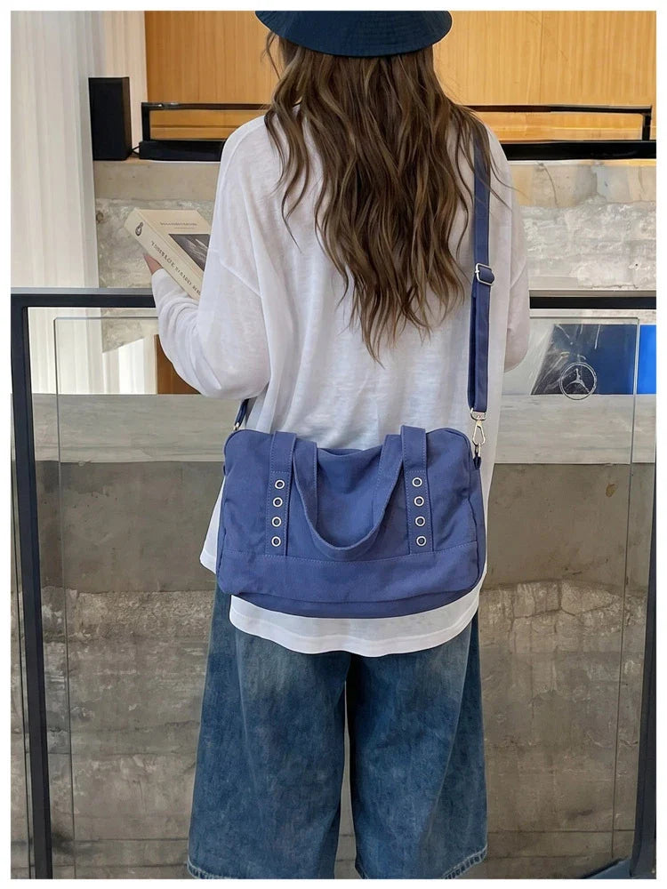 Nixie Women's Denim Tote Bag – Large Shoulder Crossbody