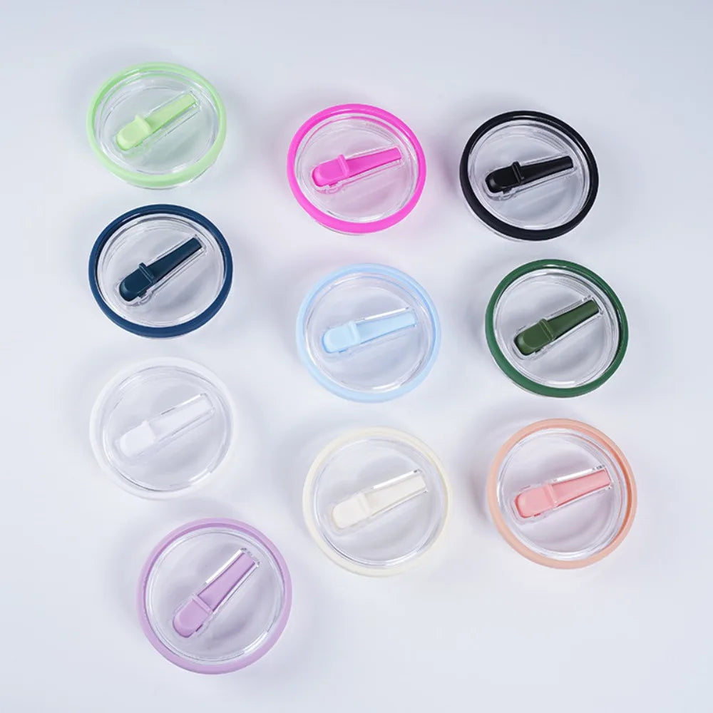 40oz Replacement Cup Lid with Folding Straw – Threaded Fit