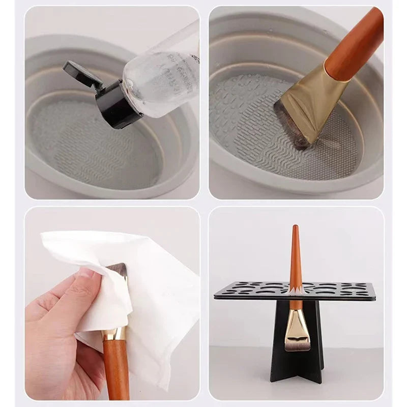 Ultra Thin Foundation & Contour Brush Set | Soft Blending