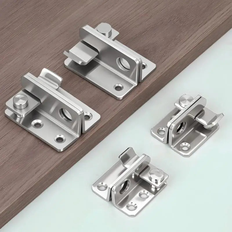Heavy Duty Stainless Steel Slide Bolt Door Lock & Flip Latch