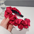 Flower Hair Hoop Headband for Women – Ribbon Hairband