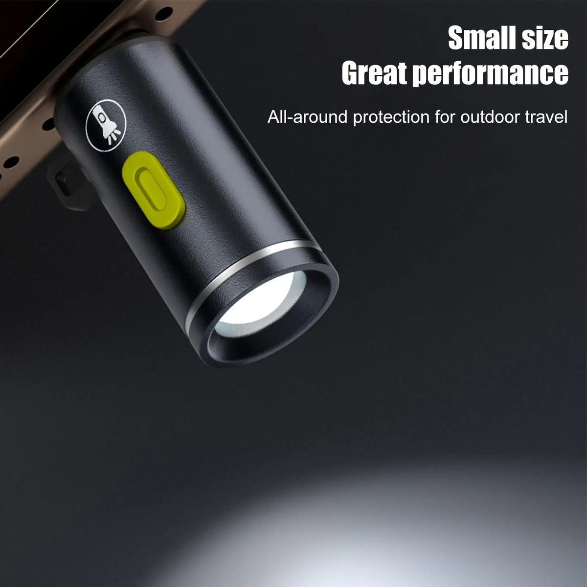 Type-C Rechargeable LED Pocket Flashlight – Waterproof Torch