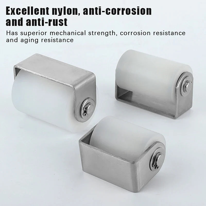 Stainless Steel Nylon Bearing Door Pulley Positioning Roller