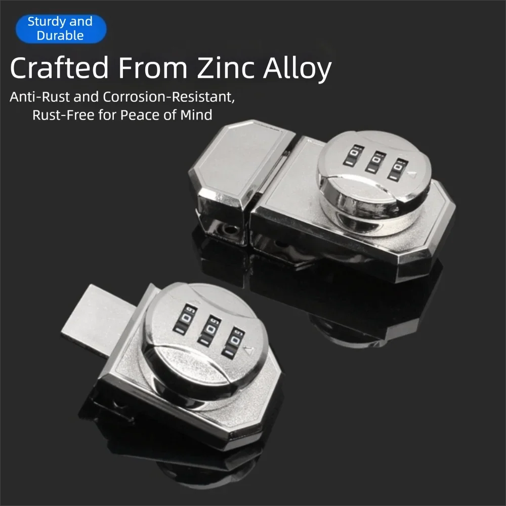 Zinc Alloy Combination Lock for Glass Doors & Cabinets