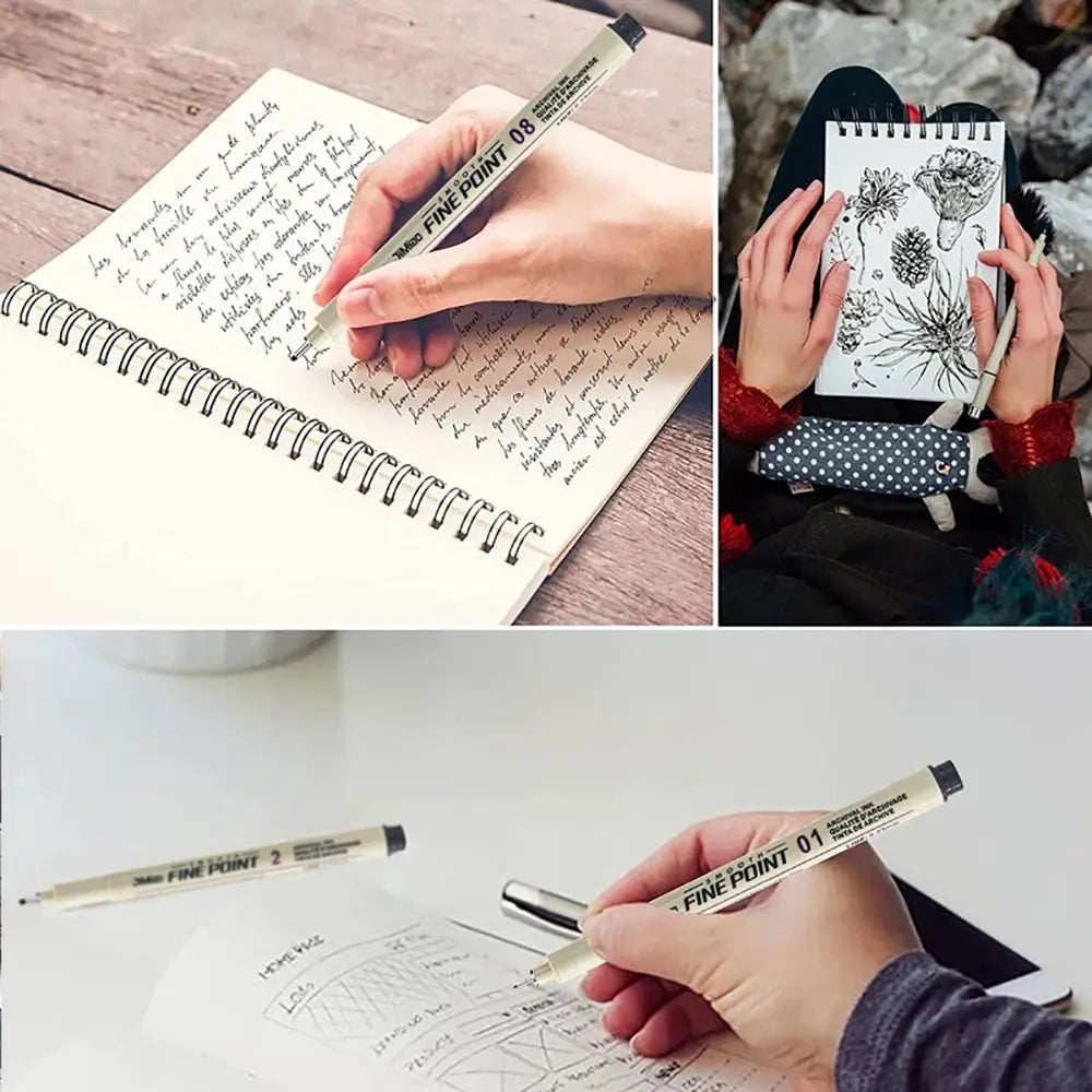 Micron Pigment Liner Pen – Fine Line Hook Art Drawing Pen