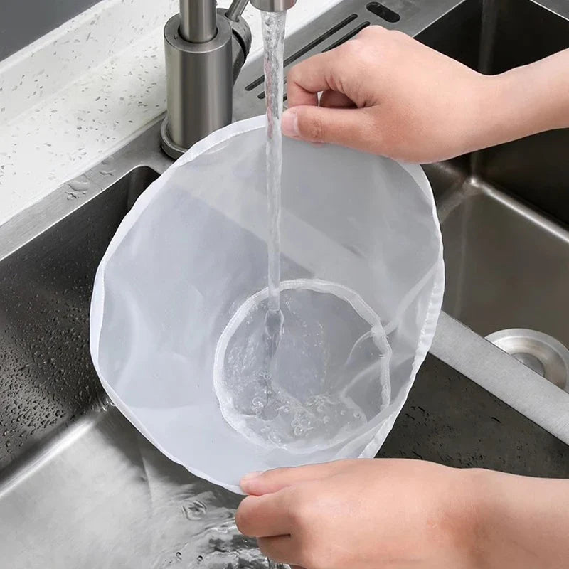 Reusable Nylon Mesh Filter Bag – Soy Milk, Coffee & Juice