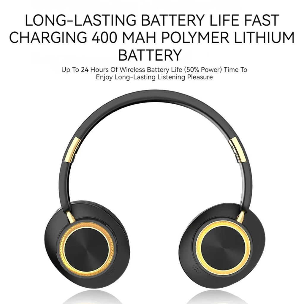 STONEGO H8 Wireless Bluetooth Over-Ear Headphones | HiFi Bass