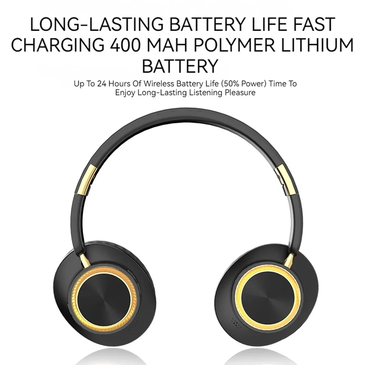 STONEGO H8 Wireless Bluetooth Over-Ear Headphones | HiFi Bass