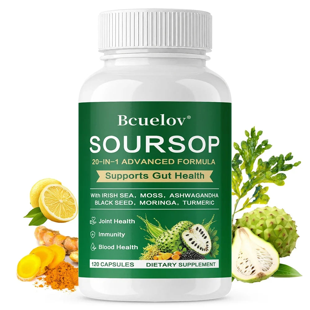 Graviola Soursop Supplement – Immune & Cell Support Capsules