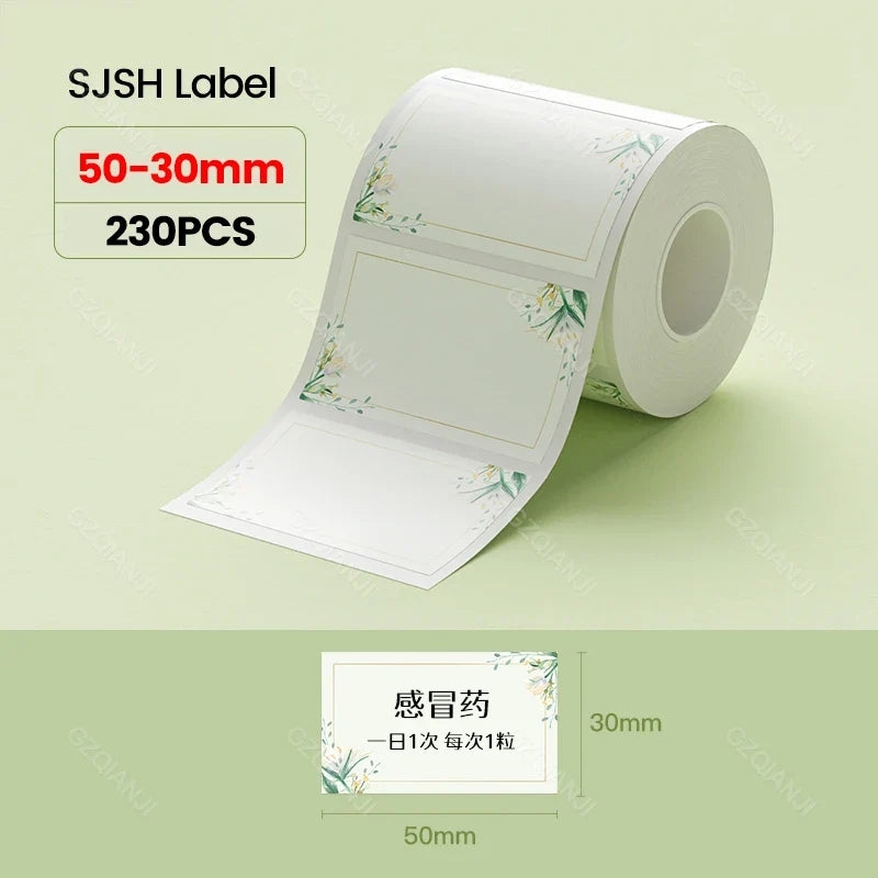 NiiMBOT Thermal Label Paper – Waterproof Self-Adhesive Stickers